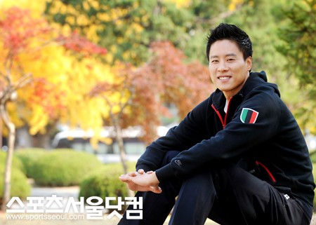 ▲1990년대 한국 농구의 부흥을 주도한 코트 위의 황태자 우지원(38) SBS ESPN 농구 해설위원 / 노시훈 기자