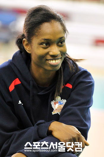 ▲KGC 인삼공사의 외국인 선수 마델레이네 몬타뇨./ 문병희 기자