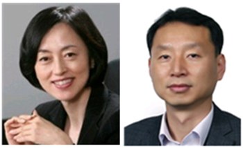 ▲ 심수옥 삼성전자 부사장(왼쪽), 김주년 삼성전자 부장