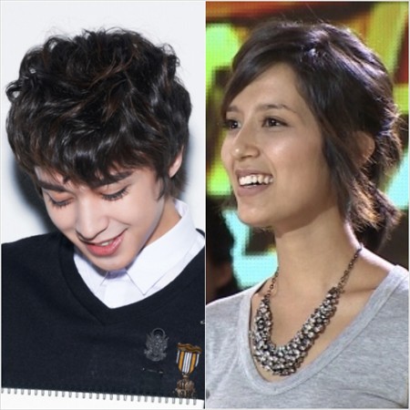 ▲셰인(왼쪽)이 최근 병원으로부터 더 이상 노래를 할 수 없다는 진단을 받아 충격에 빠진 것으로 알려진 푸니타를 응원했다. /룬컴 제공, 셰인 트위터 캡처