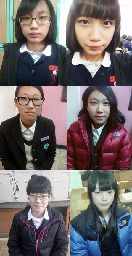 ▲ 온라인 상에서 큰 화제를 모으고 있는 흔녀 훈녀 만들기 사례./온라인 커뮤니티