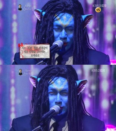 ▲가수 성시경이 KBS2 유희열의 스케치북에서 아바타로 변신해 시청자들에게 큰 즐거움을 안겼다./KBS2 유희열의 스케치북 방송캡처