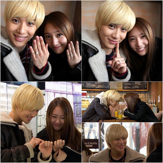 ▲샤이니의 태민이 f(x) 멤버 크리스탈의 남자친구로 깜짝 변신한다./ 초록뱀미디어 제공