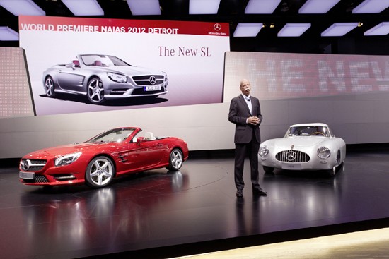 ▲ 메르세데스-벤츠 2012 북미 국제 오토쇼 부스