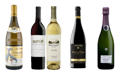 ▲이기갈 꽁드리유 라도리안, 몬다비 세트, 마스 라 플라나, 그랑 아네 로제(왼쪽부터)