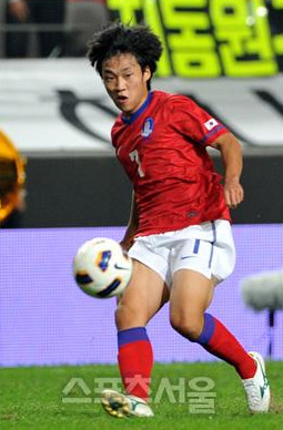 ▲ 태국전 결승골을 넣은 서정진