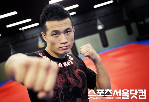 ▲미국 ESPN이 선정한 올해의 서브미션상 수상자 정찬성 / 배정한 기자