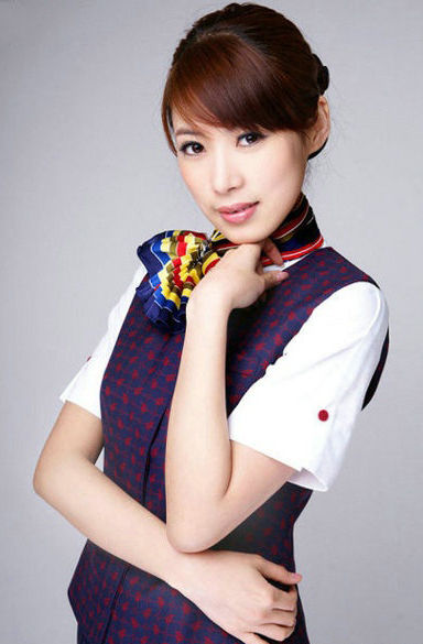 ▲ 에어차이나 승무원 장한즈 / 왕이닷컴