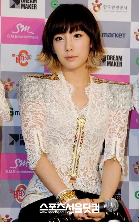 ▲ 개그맨 정형돈과의 가상 결혼 생활 뒷이야기를 밝힌 소녀시대 태연,/노시훈 기자