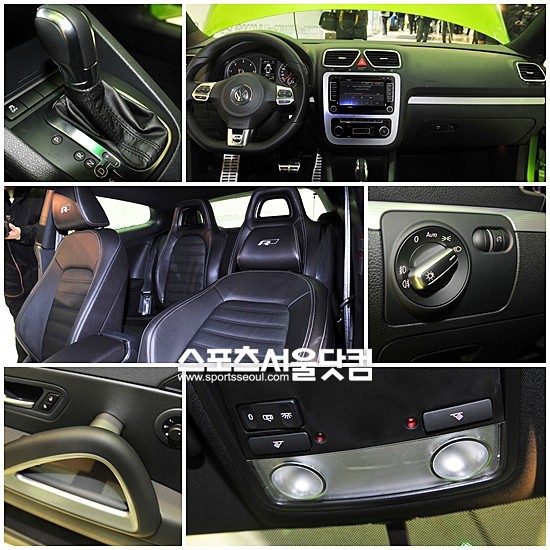 ▲ 폭스바겐 시로코 R-Line 내부 디자인