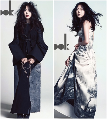 ▲ 독특한 의상을 입은 김민희