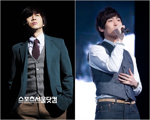 ▲ 엠넷 윤도현의 머스트 무대에서 듀엣 무대를 펼친 윤도현(왼쪽)과 존박./더팩트DB, 엠넷 제공