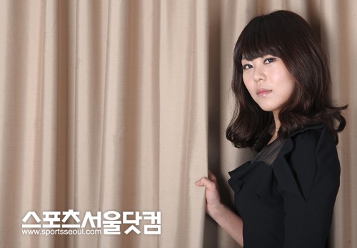 ▲자신의 실력 그대로 세상에 평가 받고 싶다고 말한 김가영.