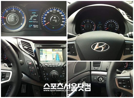 ▲ 현대자동차 i40 살룬 내부 디자인