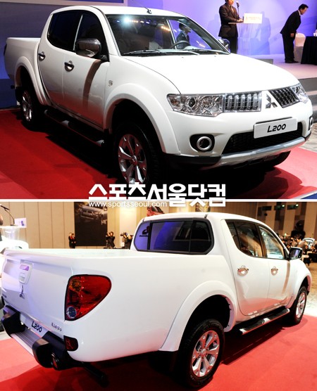 ▲올 하반기 시판 예정인 픽업 트럭 L200.