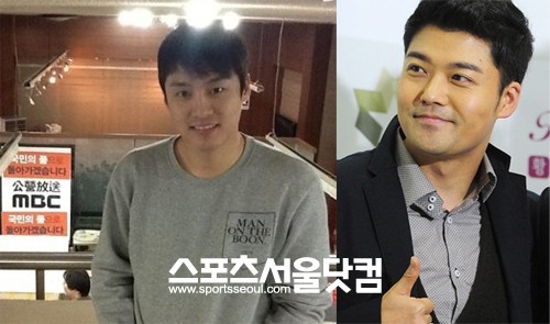 ▲MBC 총파업에 참여 중인 오상진 아나운서(왼)와 프로그램 홍보와 관련 공개사과한전현무 아나운서. /MBC 노조 제공 및 더팩트DB