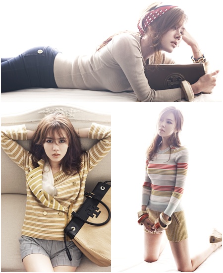 ▲ 화보 속에서 매력적인 모습을 드러낸 손예진./토리버치 제공공