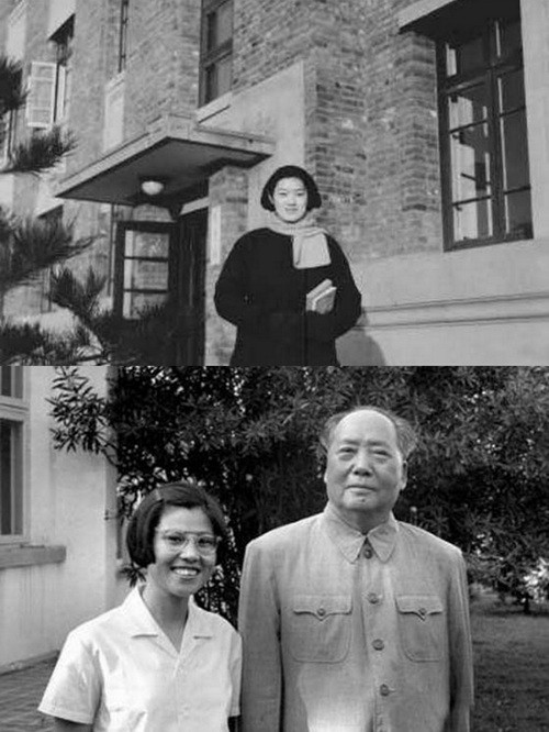 ▲마오쩌둥 전 주석의 통역을 담당했던 장안즈(위)와 탕원성./이스트머니닷컴 제공