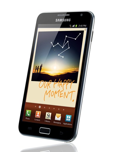 ▲ 삼성전자가 갤럭시노트에 아이스크림샌드위치(ICS) 업그레이드와함께, 소프트웨어 업그레이드를 제공할 계획이다.