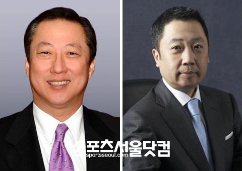 ▲ 박용만 (주)두산 회장(왼), 박정원 두산건설 회장
