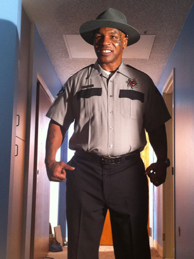 ▲WWE 명예의 전당에 오른 마이크 타이슨. /출처=타이슨 홈페이지