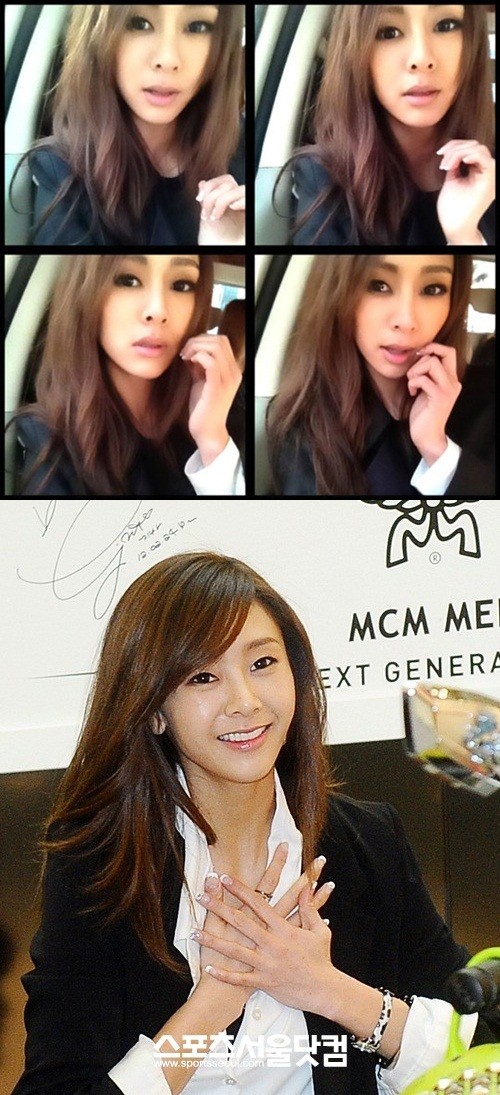 ▲가수 지나가 직접 찍은 자신의 사진이(위) 달라 보이는 분위기로 인해 네티즌들 사이에서 화제가 되고 있다./온라인 커뮤니티, 더팩트DB