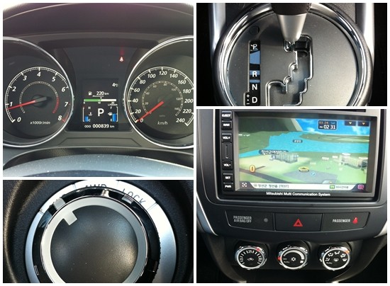 ▲ 미쓰비시자동차 RVR 내관