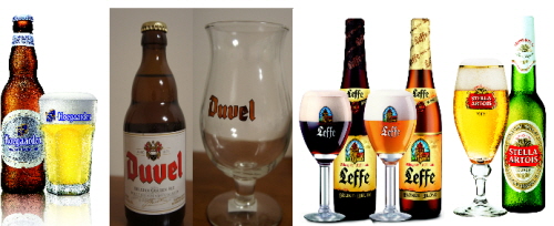 ▲ 진정한 맥주의 맛은 맥주별 특성에 맞는 전용 잔에 따라 마셔야 느낄 수 있다.