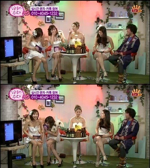 ▲곽현화와 낸시랭이 MC로 나선 손바닥tv 싱글들의 수다/손바닥tv 방송화면 캡처