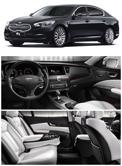 ▲ 기아자동차 K9 외관 및 내관 디자인