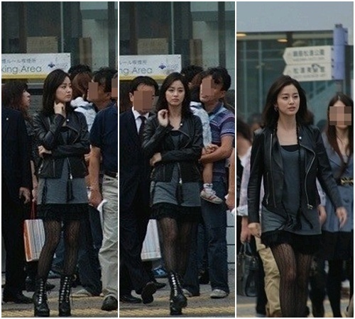 ▲ 일본거리에서 찍힌 배우 김태희. / 온라인 커뮤니티