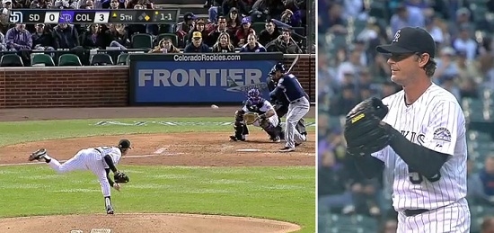 ▲ 메이저리그 최고령 승리 기록을 다시 쓴 제이미 모이어. / 메이저리그 홈페이지