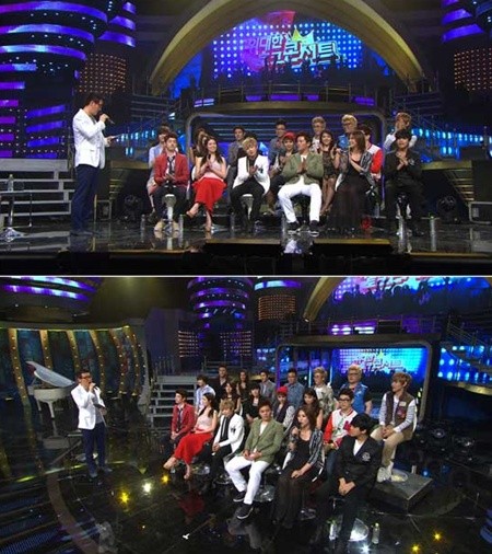 ▲ MBC 위대한 탄생 시즌1과 시즌2의 멘티들이 모여 위대한 토크 콘서트를 열었다. / MBC 제공