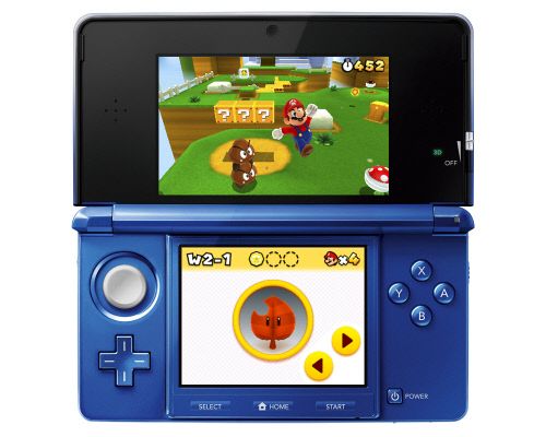 ▲오는 28일 발매 예정인 닌텐도의 차기 휴대용 게임기 닌텐도 3DS.