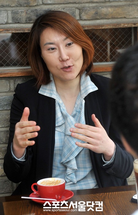 ▲정선민은 2살 연상의 남자 친구가 있다고 수줍게 고백했다.
