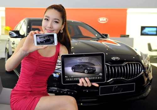 ▲기아차가 K9 고객 위한 전용 애플리케이션을 선보인다.