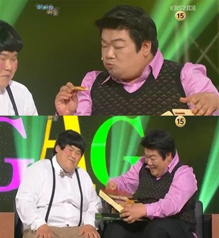 개그콘서트 신생 코너 아빠와 아들이 시작부터 높은 관심을 받고 있다. /KBS2개그콘서트 방송 캡처