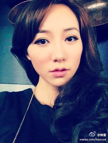 베이징 4대 미인 배우 한쉐./한쉐 웨이보