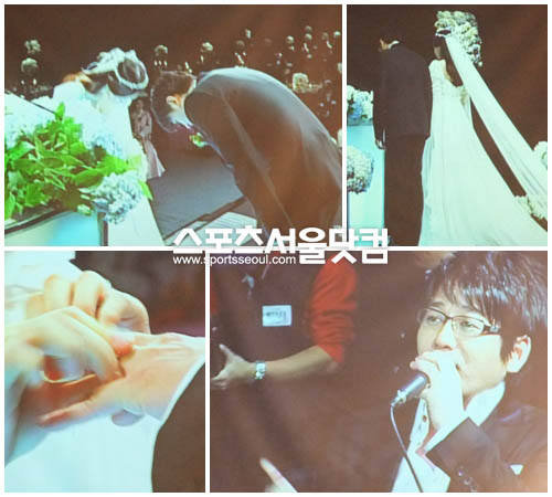 2010년 수 많은 하객들의 축하 속에 열렸던 류시원의 결혼식 현장 모습./더팩트DB