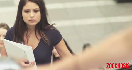 여성의 치마를 들여다보는 내용의 동영상을 게재돼 화제를 모으고 있다. 이미지 출처=Zoochosis.com