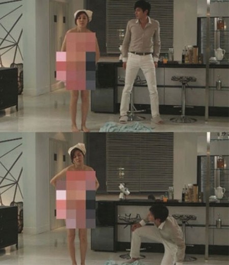 신사의 품격 모자이크신이 화제를 모으고 있다. /SBS 신사의 품격방송 캡처