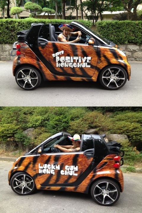 노홍철이 20일 자신의 트위터에 새로운 애마 스마트포투 카브리오를 공개했다./ 사진출처-노홍철 트위터