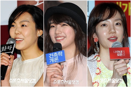 올 상반기 영화에서 도드라진 활약을 펼친 배우 김민희, 수지, 임수정(왼쪽부터)./더팩트DB