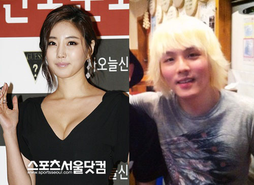 열애설의 주인공 가수 김사랑(오른쪽)과 동명인 배우 김사랑(왼쪽)./더팩트DB, 가수 김사랑 트위터