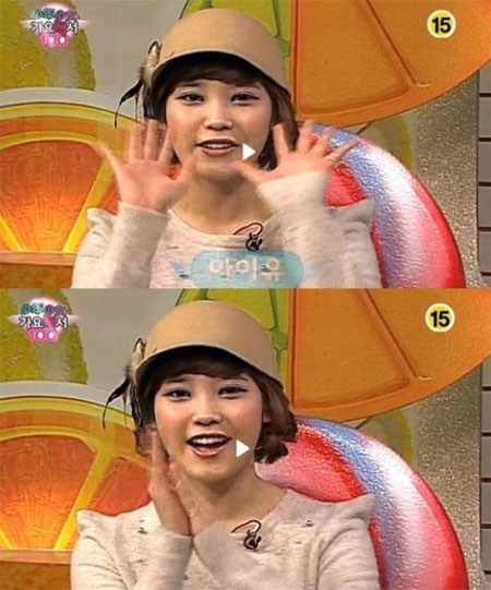 아이유의 신인시절 모습이 화제다./ Mnet 소년소녀가요백서 방송 캡처