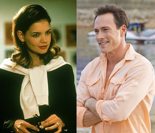 케이티 홈즈(왼쪽)와 크리스 클라인이 열애설에 휩싸였다./ 영화 기프트 아메리칸 파이 스틸컷