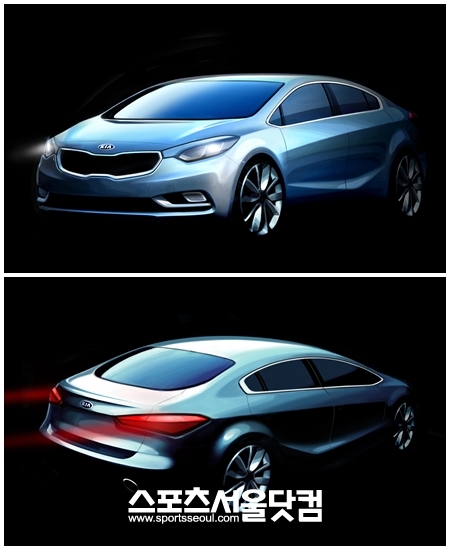 23일 기아자동차가 K3 렌더링 이미지를 공개했다.