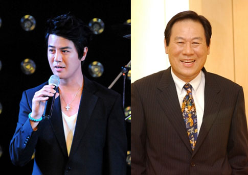 배우 차승우(왼쪽)와 아버지 현석 / 모마엔터테인먼트 제공