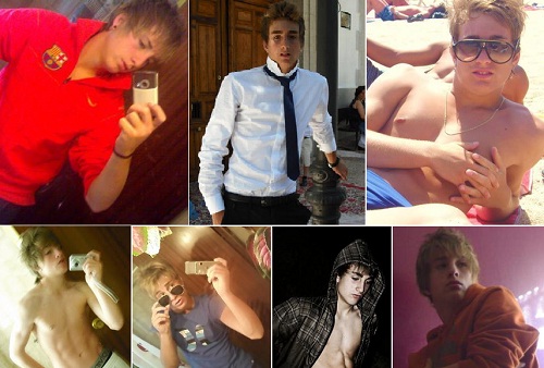 바르셀로나 유망주 헤라르드 데울로페우는 허세남 시리즈 셀프 카메라 촬영을 즐긴다. / 온라인 커뮤니티 캡처