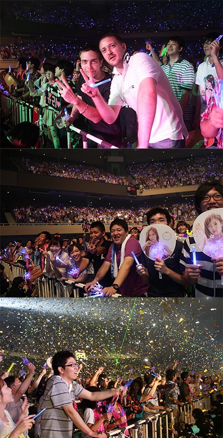 티아라의 일본 팬들이 뜨겁게 열광했다. /코어콘텐츠미디어 제공